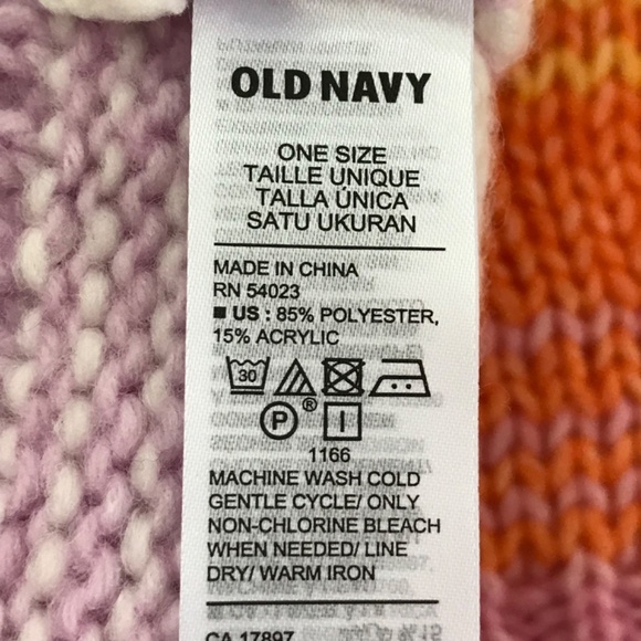 OLD NAVY Scarf and Hat Set Striped Rainbow NWT - Picture 8 of 15